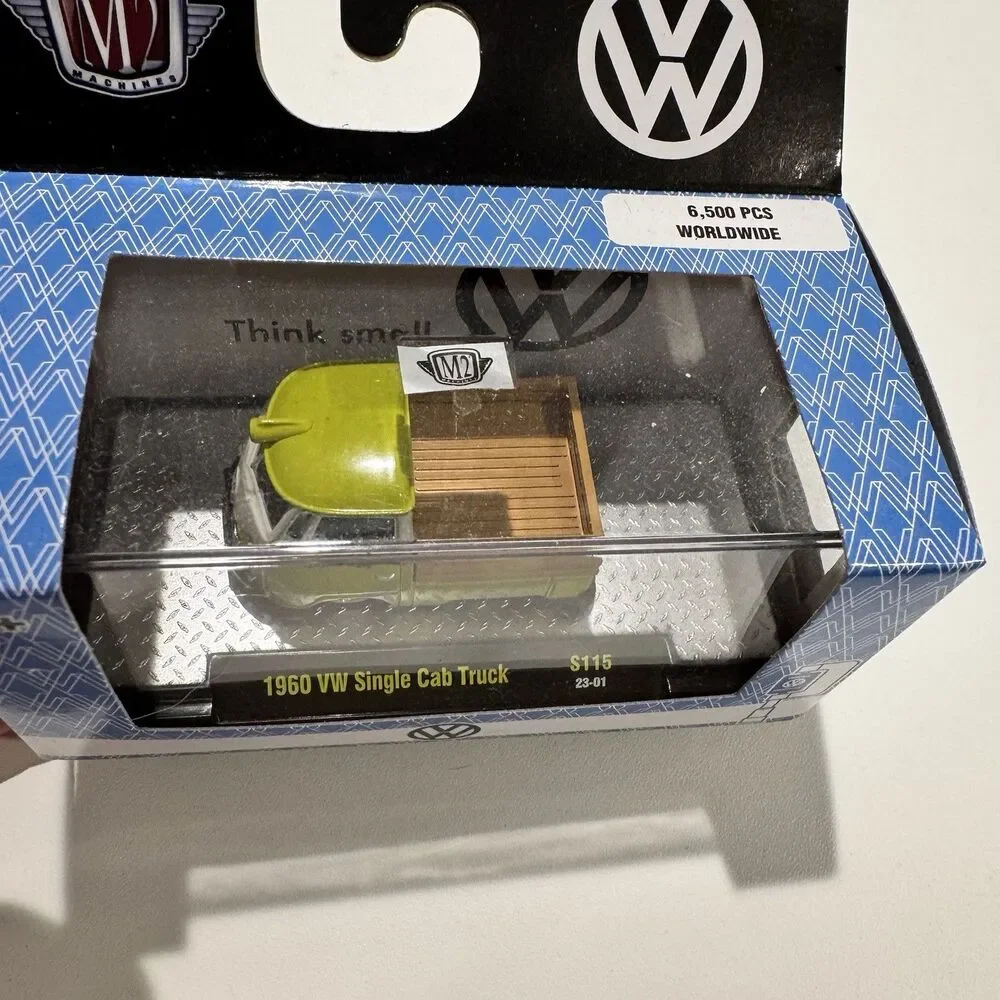 2023 M2 Machines 1960 VW Single Cab Truck S115 23-01  Green & White  M4